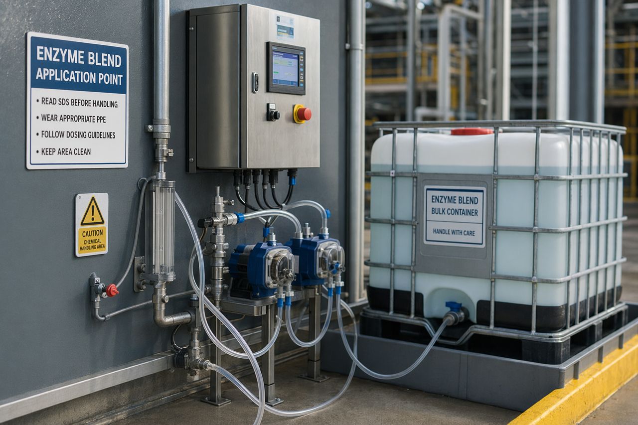 Bulk Enzyme Blends for Industrial Wastewater Treatment