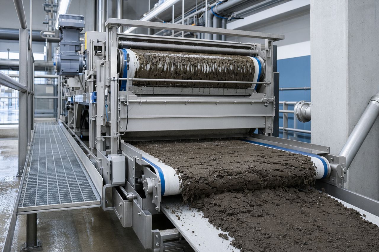 Belt Press vs. Centrifuge Sludge Conditioning