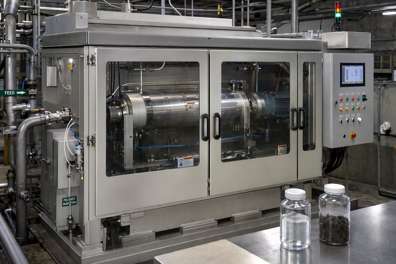 Belt Press vs. Centrifuge Sludge Conditioning