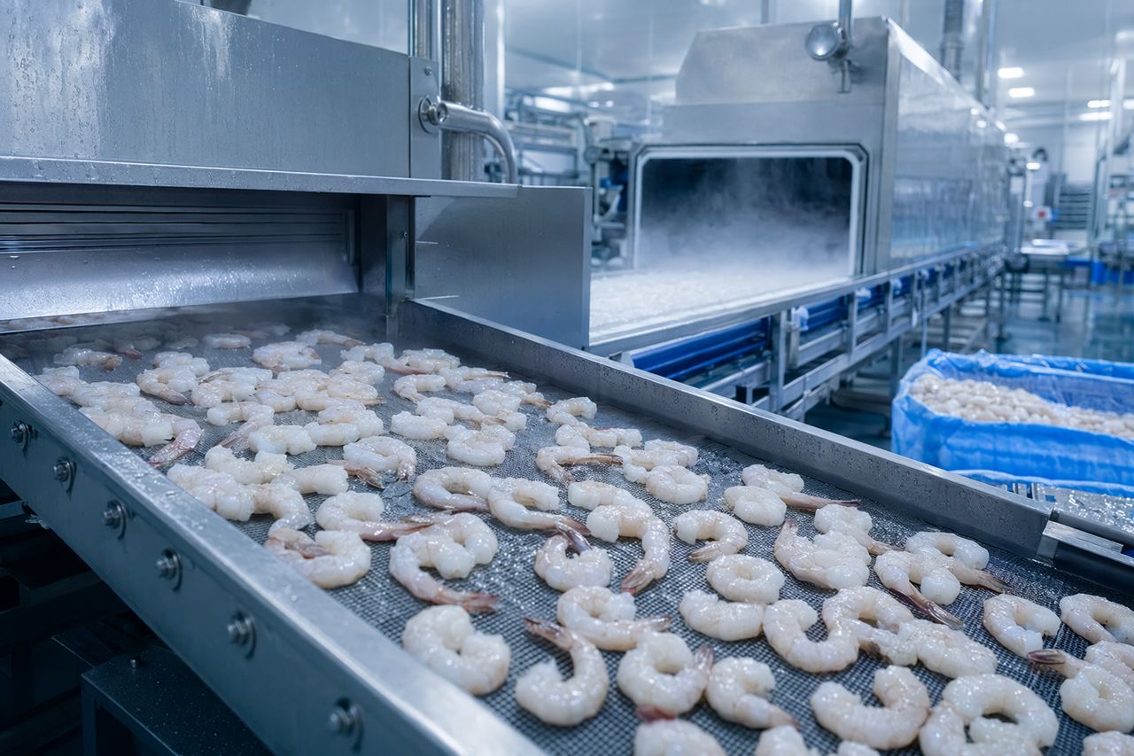 Papain für die Verarbeitung von Meeresfrüchten und die Verbesserung der Garnelenausbeute | Shellshift Marine