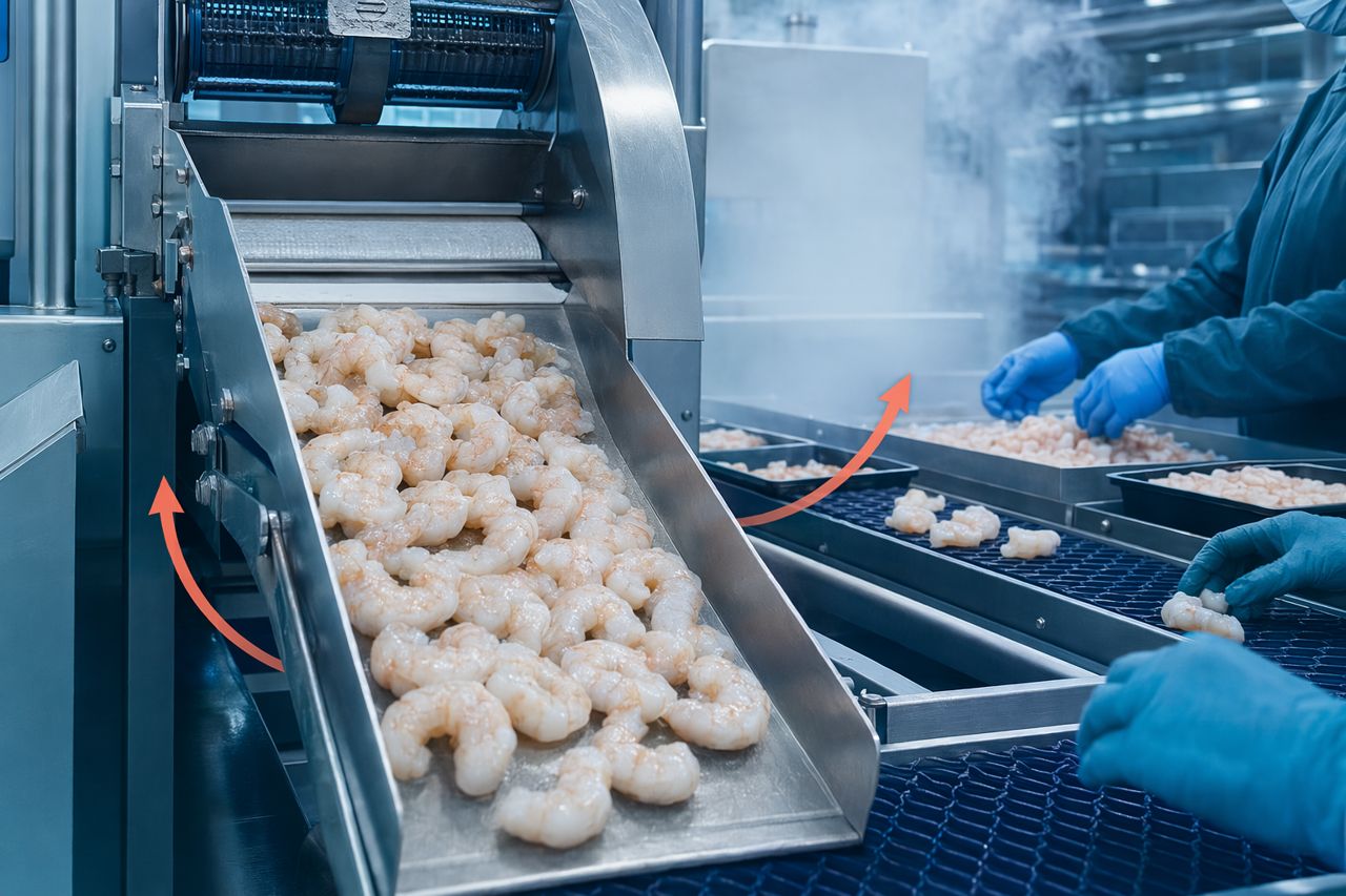 Shrimp Peeling Enzyme Supplier for Frozen Seafood Plants
