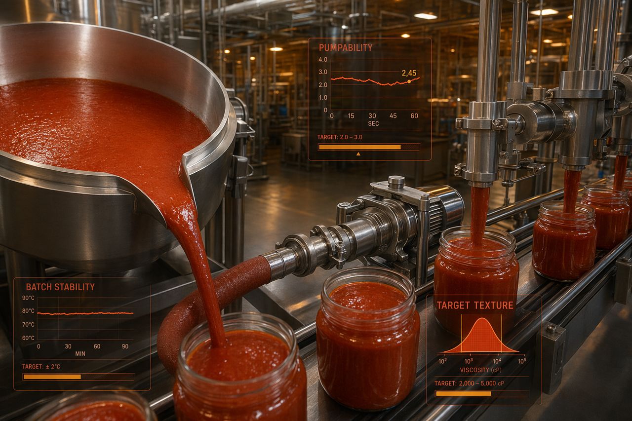 Bulk Enzyme for Sauce Viscosity Control | LadleMetric