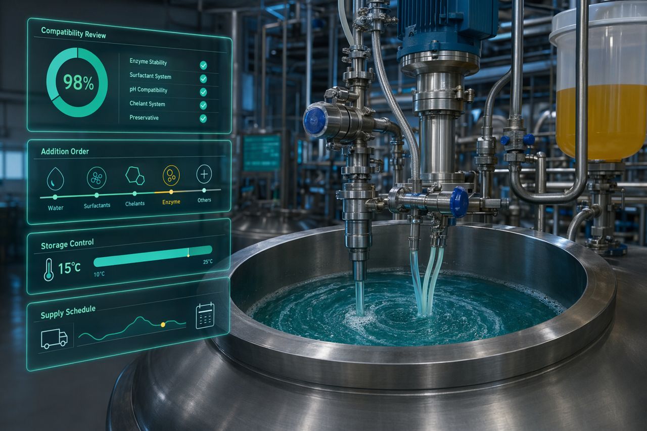 Bulk Enzymes for Detergent Manufacturing | Foamforge