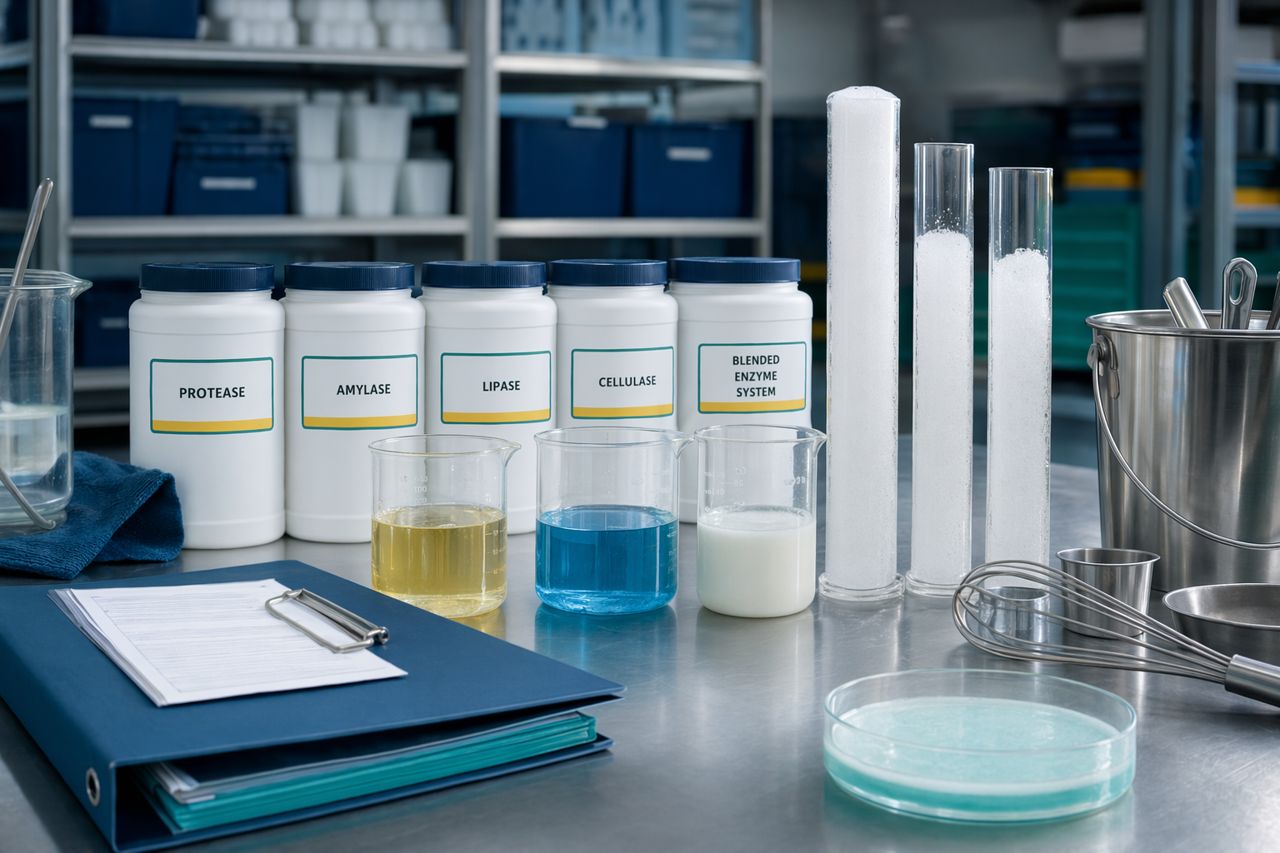 Bulk Enzymes for Detergent Manufacturing | Foamforge