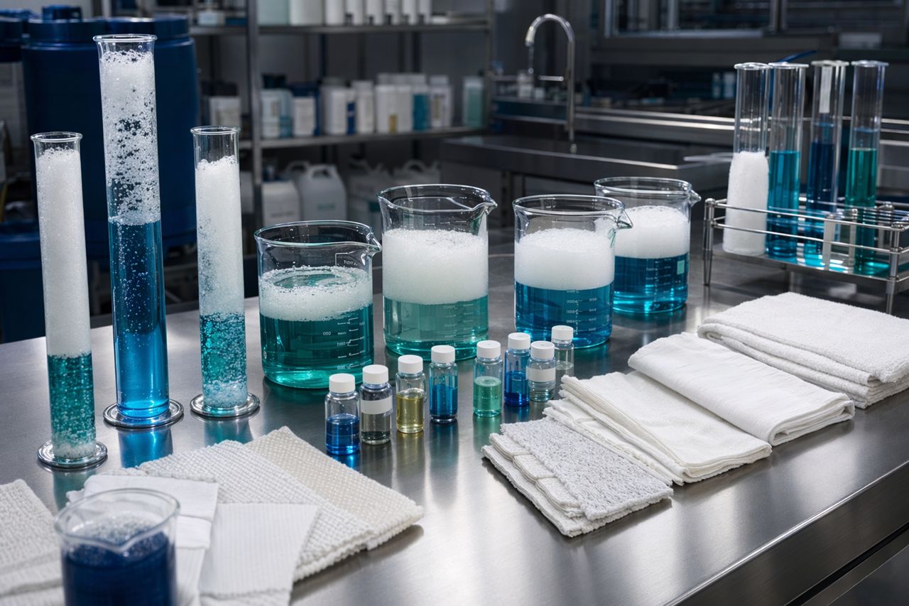 Healthcare Laundry Stain Categories for Detergent Manufacturers | Foamforge