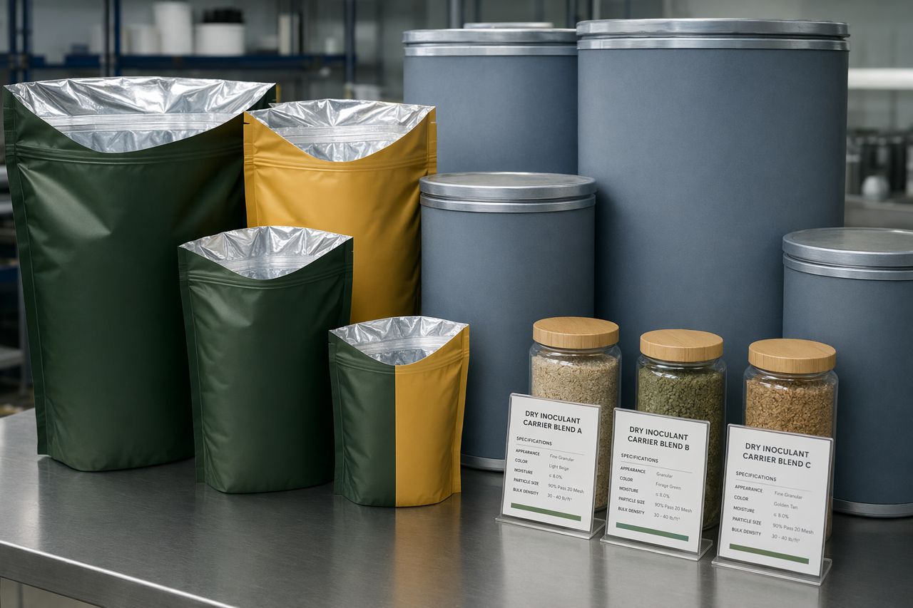 Inoculant Carriers, Moisture, and Enzyme Blend Stability | Clampdown Forage Labs