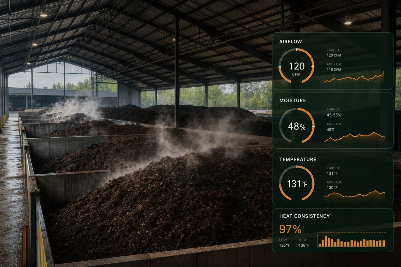 Bulk Compost Enzyme Supplier for Windrow and ASP Acceleration | LoamForge