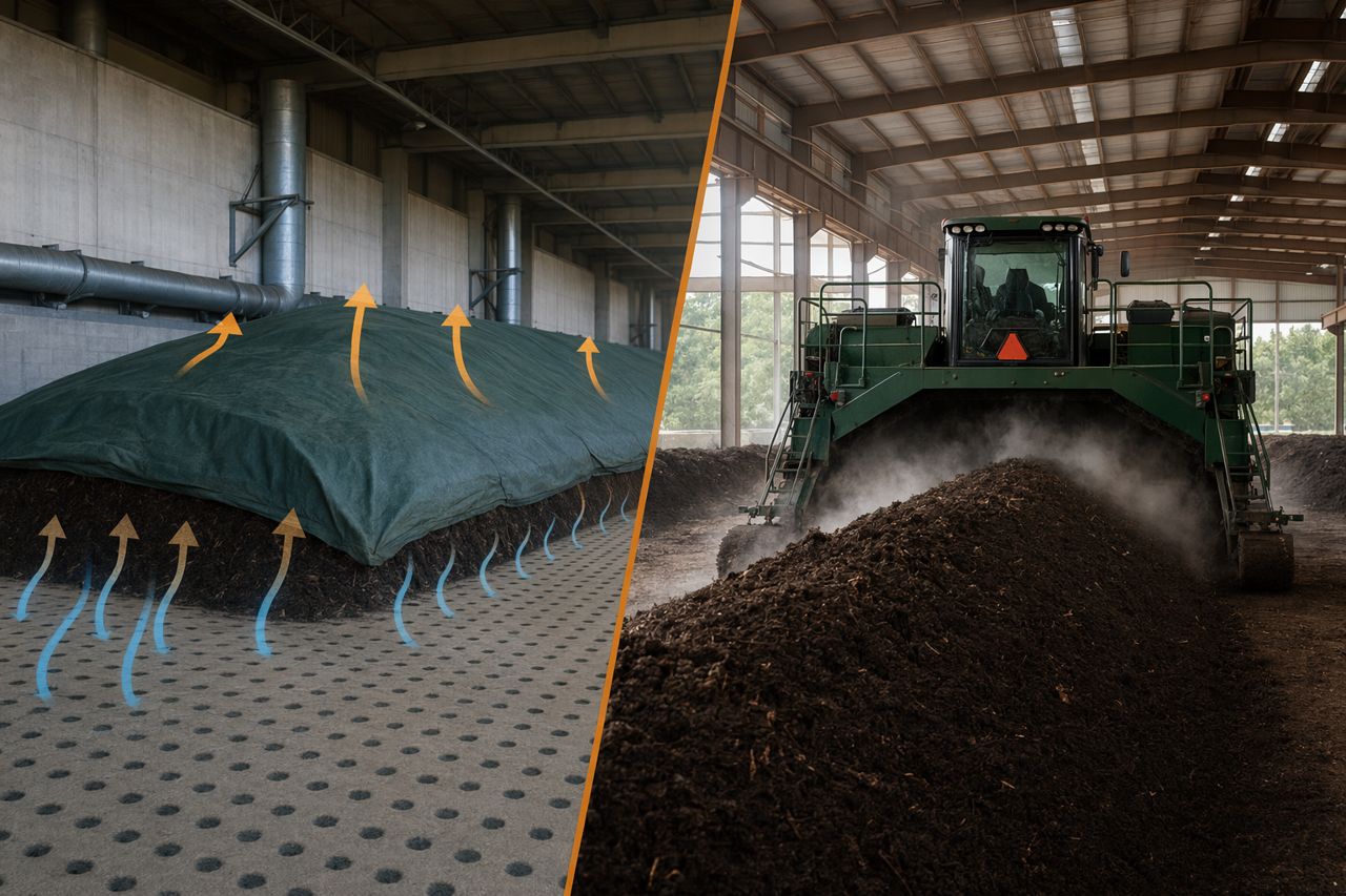 Aeration vs. Turning for High-Volume Compost Facilities