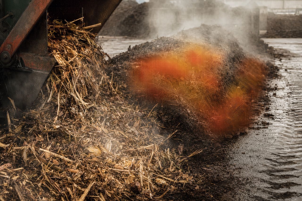 Why Straw, Stalks, and Husks Slow Down Industrial Composting