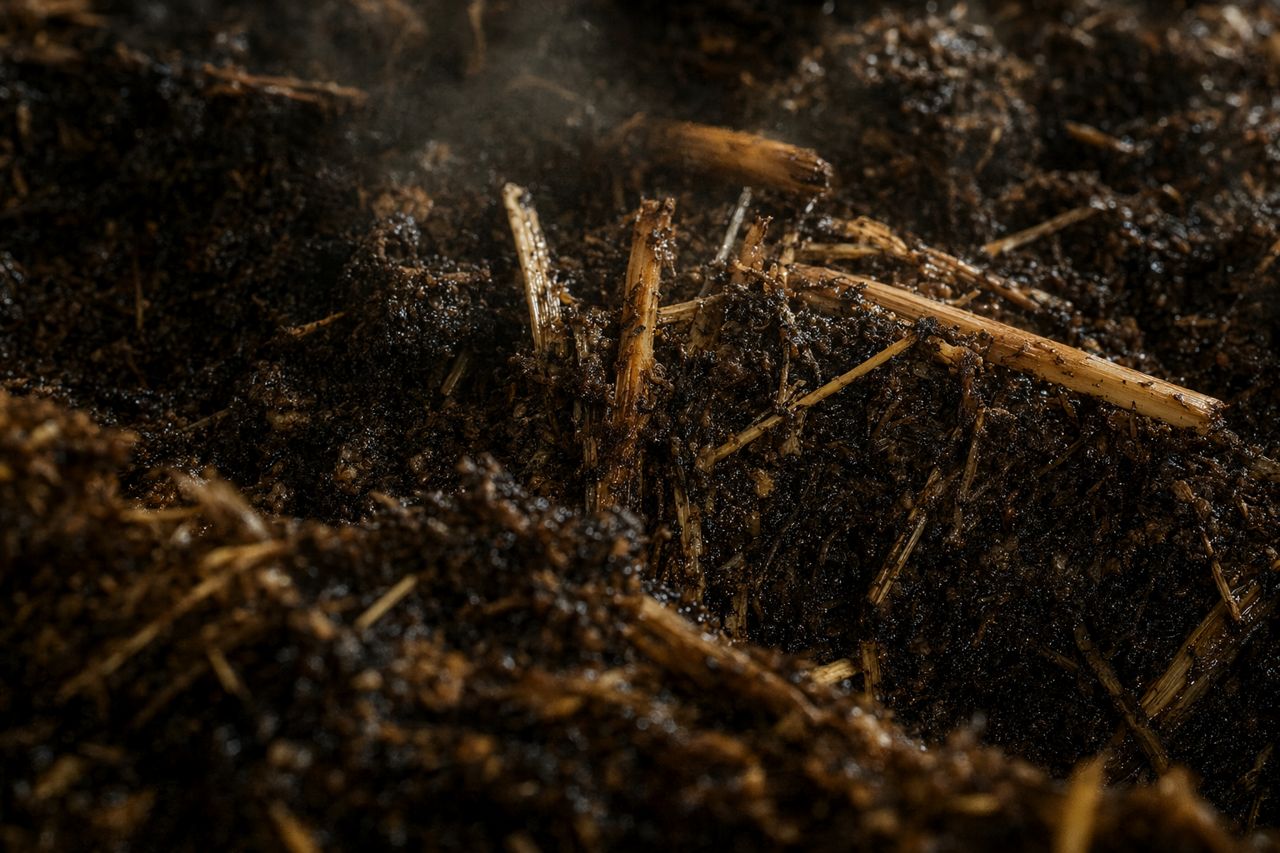 Why Straw, Stalks, and Husks Slow Down Industrial Composting