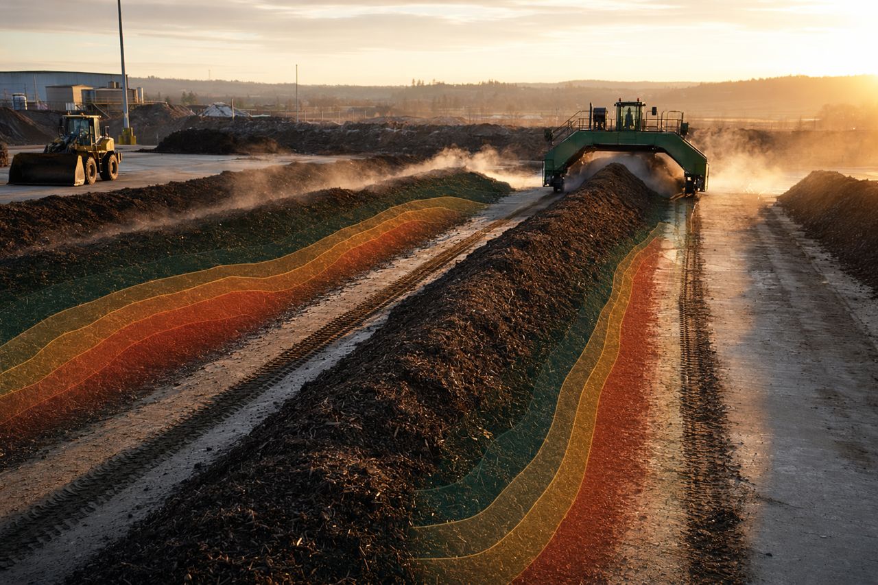 Moisture Management in Industrial Composting | LoamForge