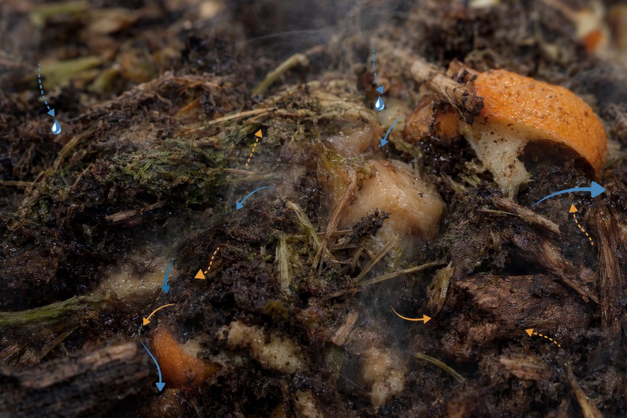 Moisture Management in Industrial Composting | LoamForge