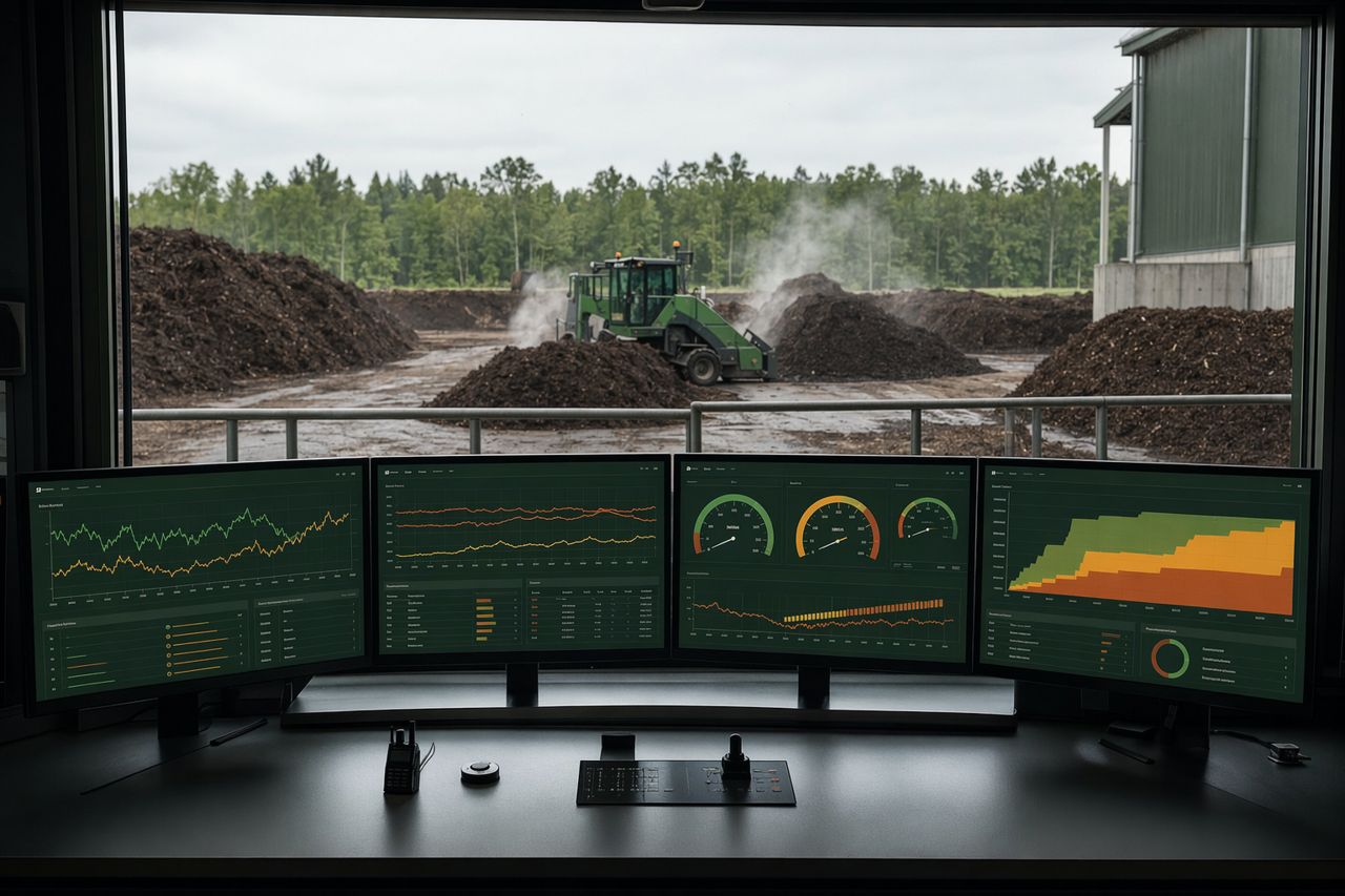 Moisture Management in Industrial Composting | LoamForge