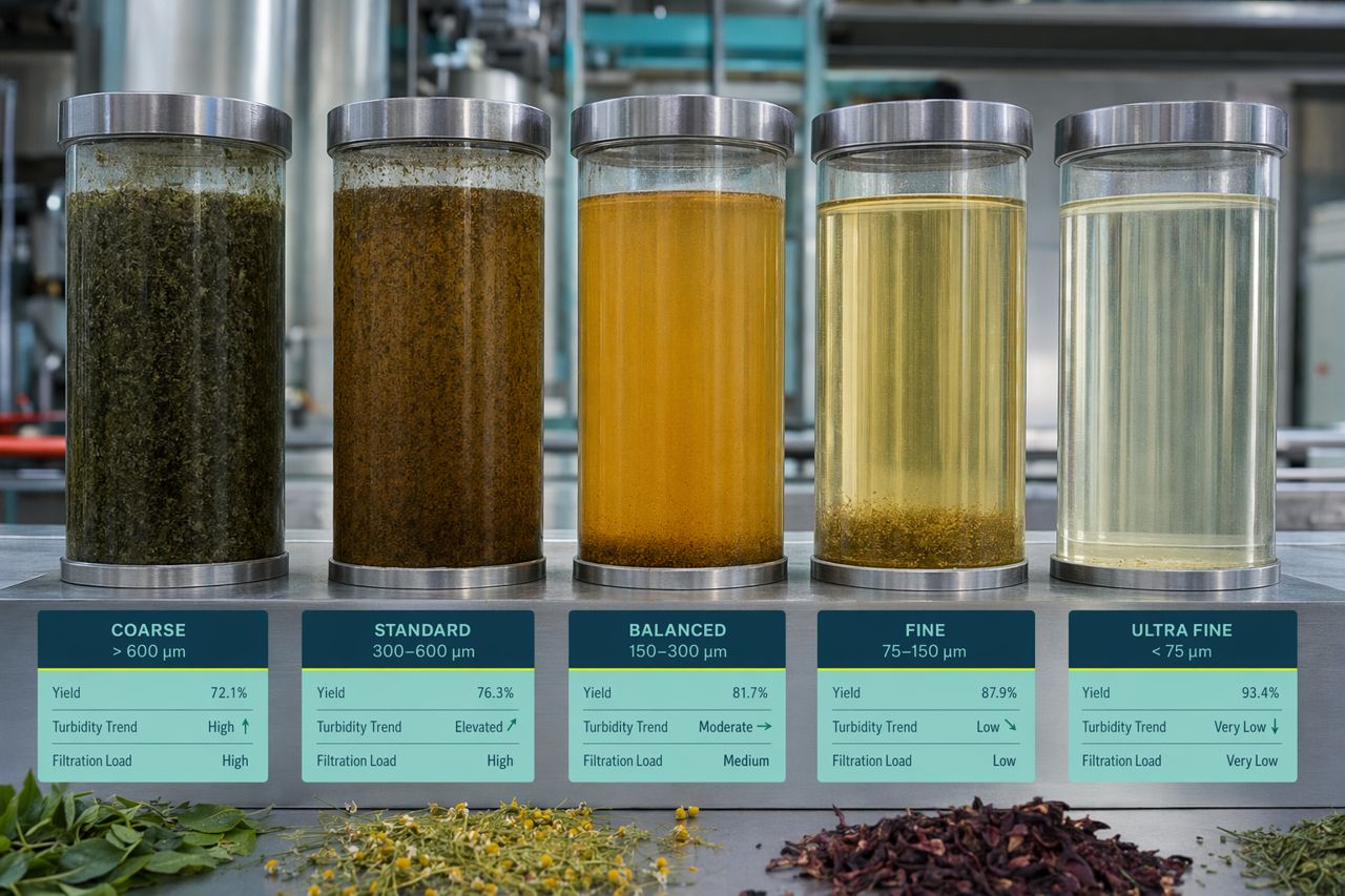 Botanische Getränkeextraktion: Ausbeute für RTD-Anlagen | BrixPilot