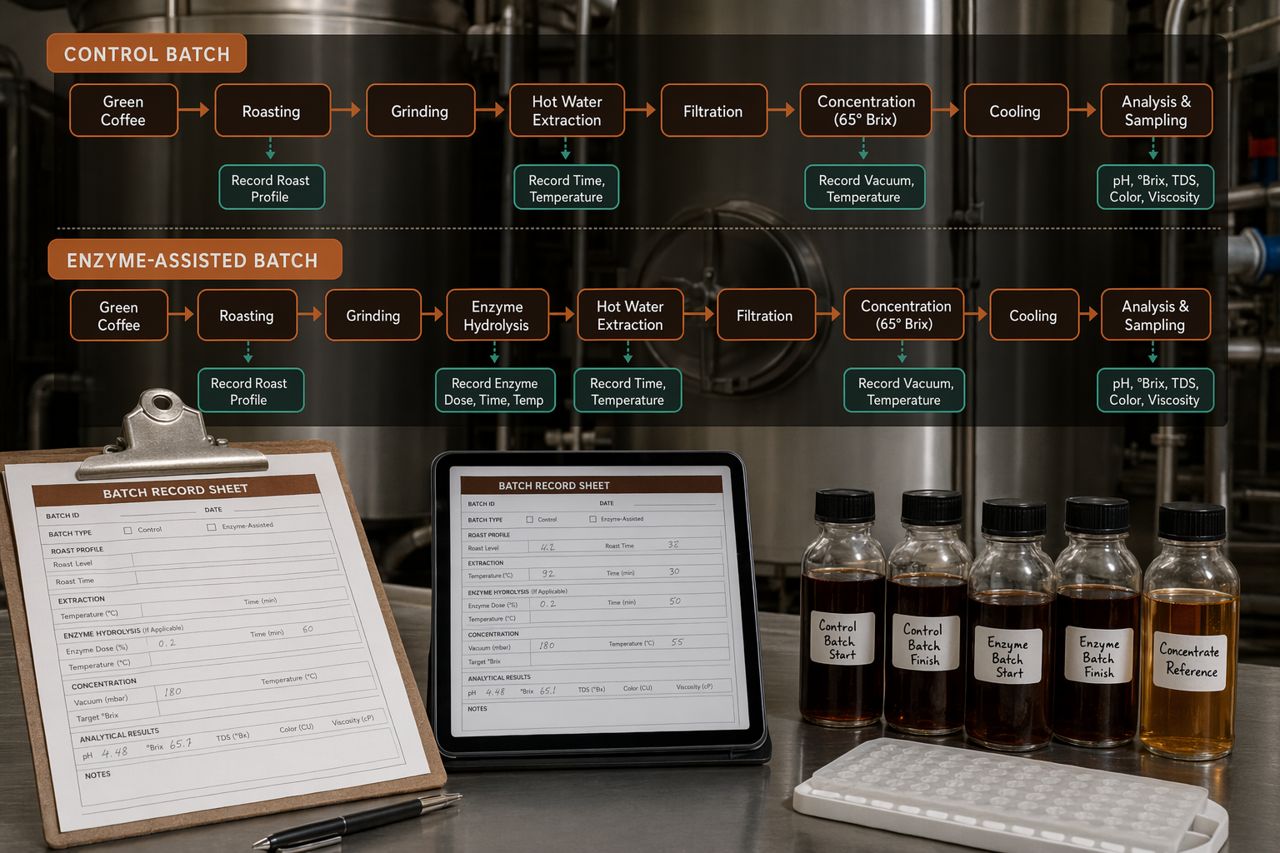 Coffee Enzyme Trial Plan for Factory Teams | Parchline Catalytics