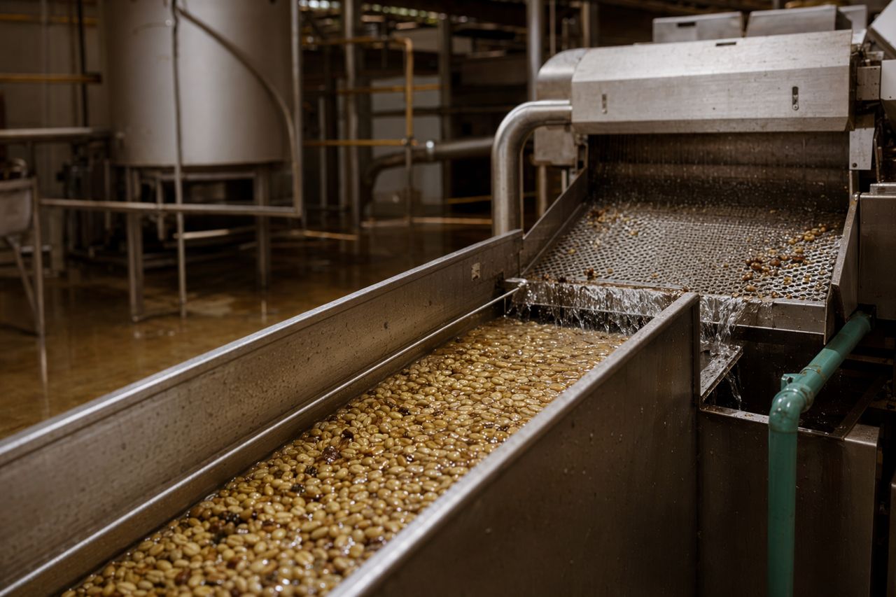 Washed Coffee Water Load Reduction | Enzyme Supplier for Coffee Processing