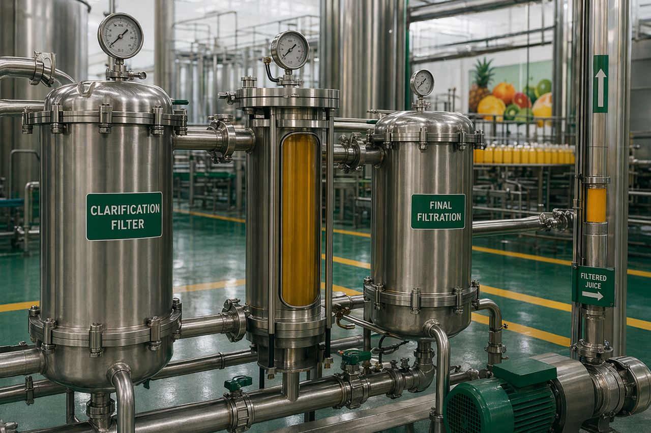 Fruit Juice Plant KPI Dashboard for Yield, Viscosity, and Filtration Control