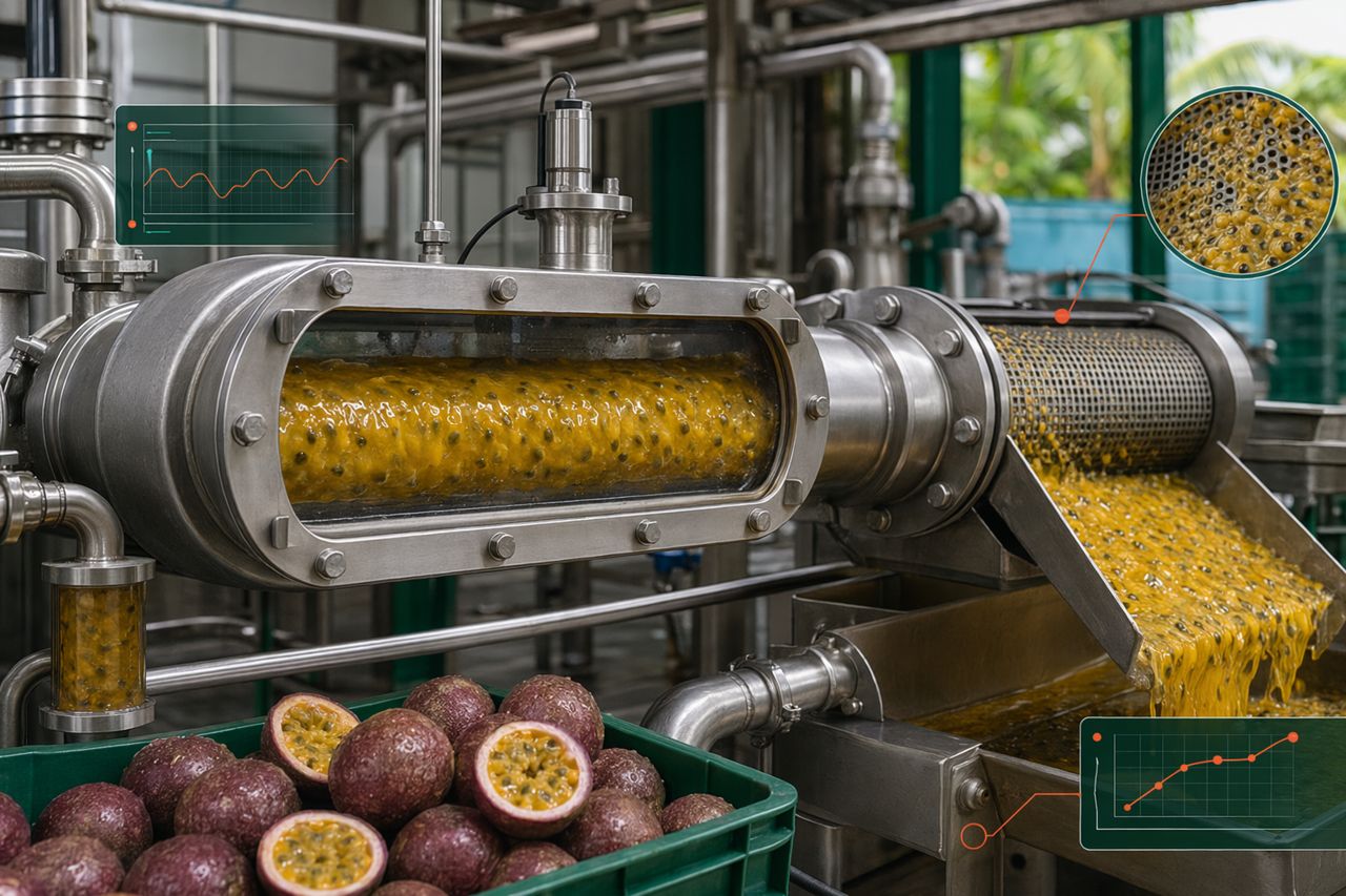 Passionfruit Yield Loss Points in Juice Processing | Enzymeforjuice
