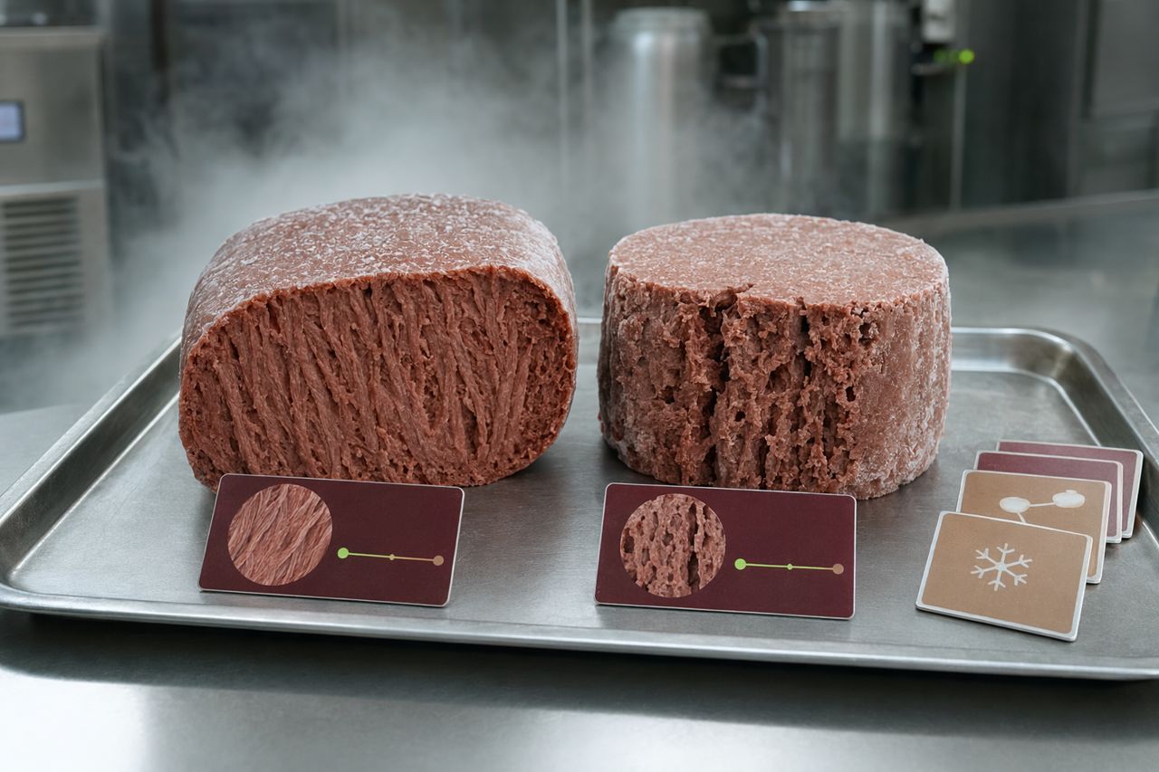 Freezing, Thawing and Texture Loss in Vegan Meat Products | Strandwright