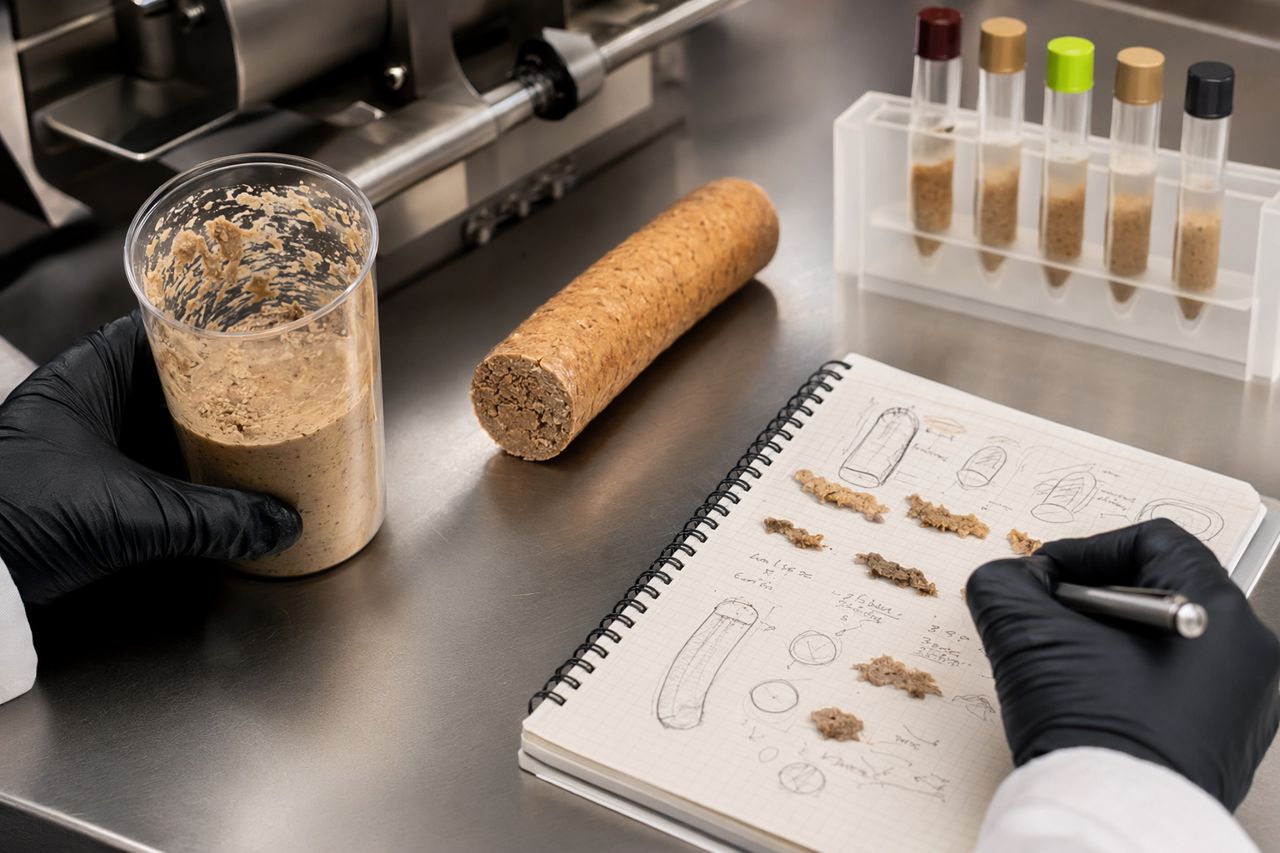 Managing Wheat Gluten Elasticity in Vegan Sausages and Deli Slices | Enzymefusion
