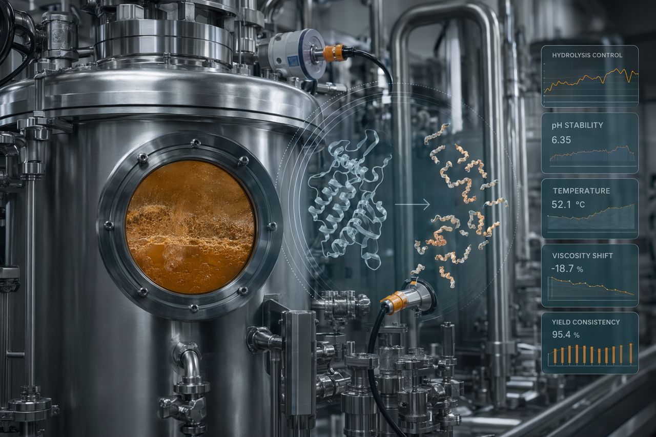 Fehlerbehebung bei der Proteinhydrolyse: Ausbeute, Geschmack, Filtration und Sprühtrocknung | Peptarion