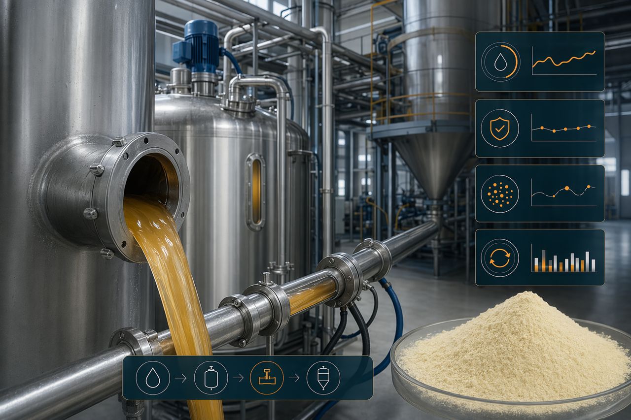 Fehlerbehebung bei der Proteinhydrolyse: Ausbeute, Geschmack, Filtration und Sprühtrocknung | Peptarion