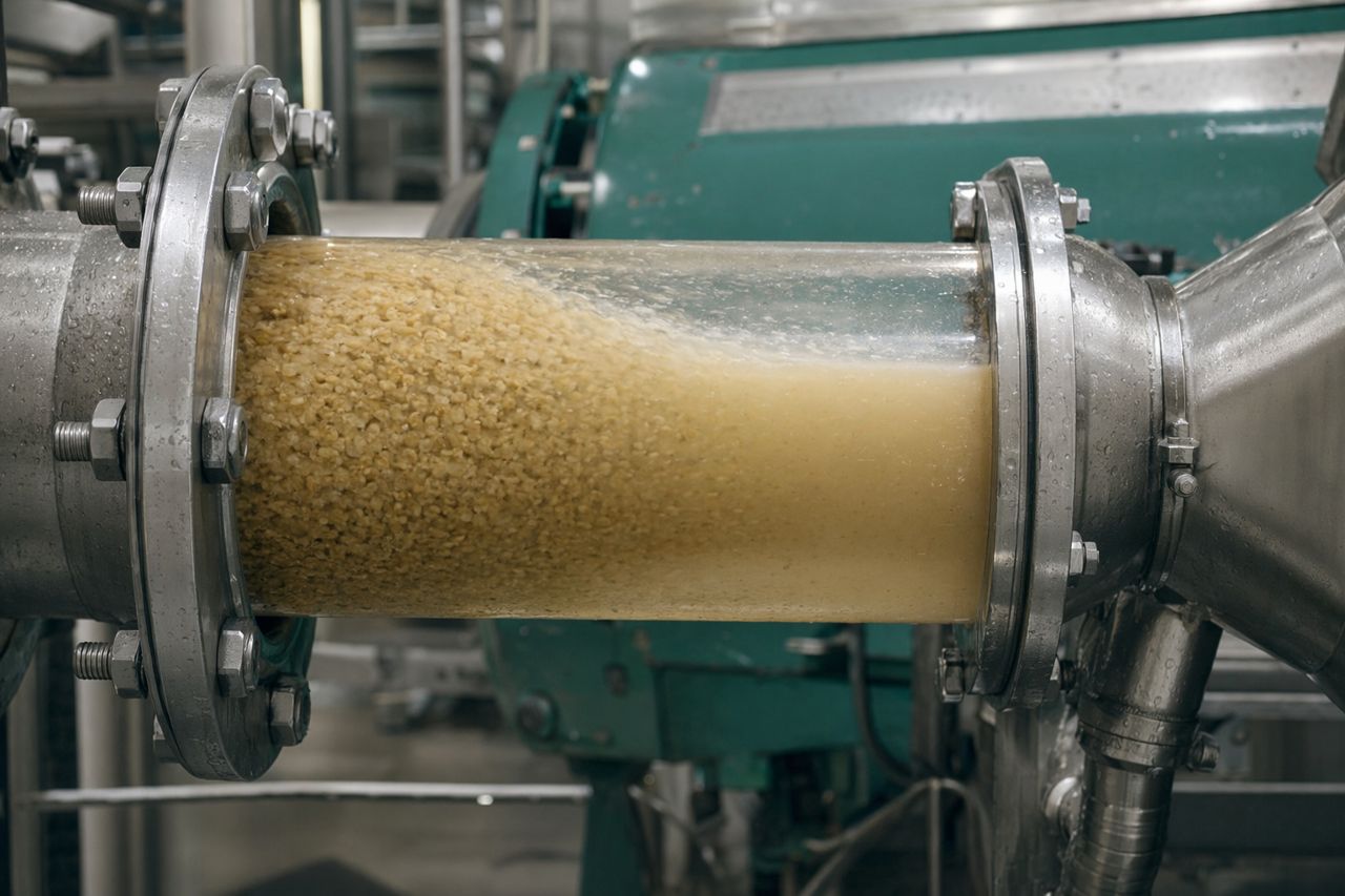 Escalado de la extracción de proteína de lenteja a producción