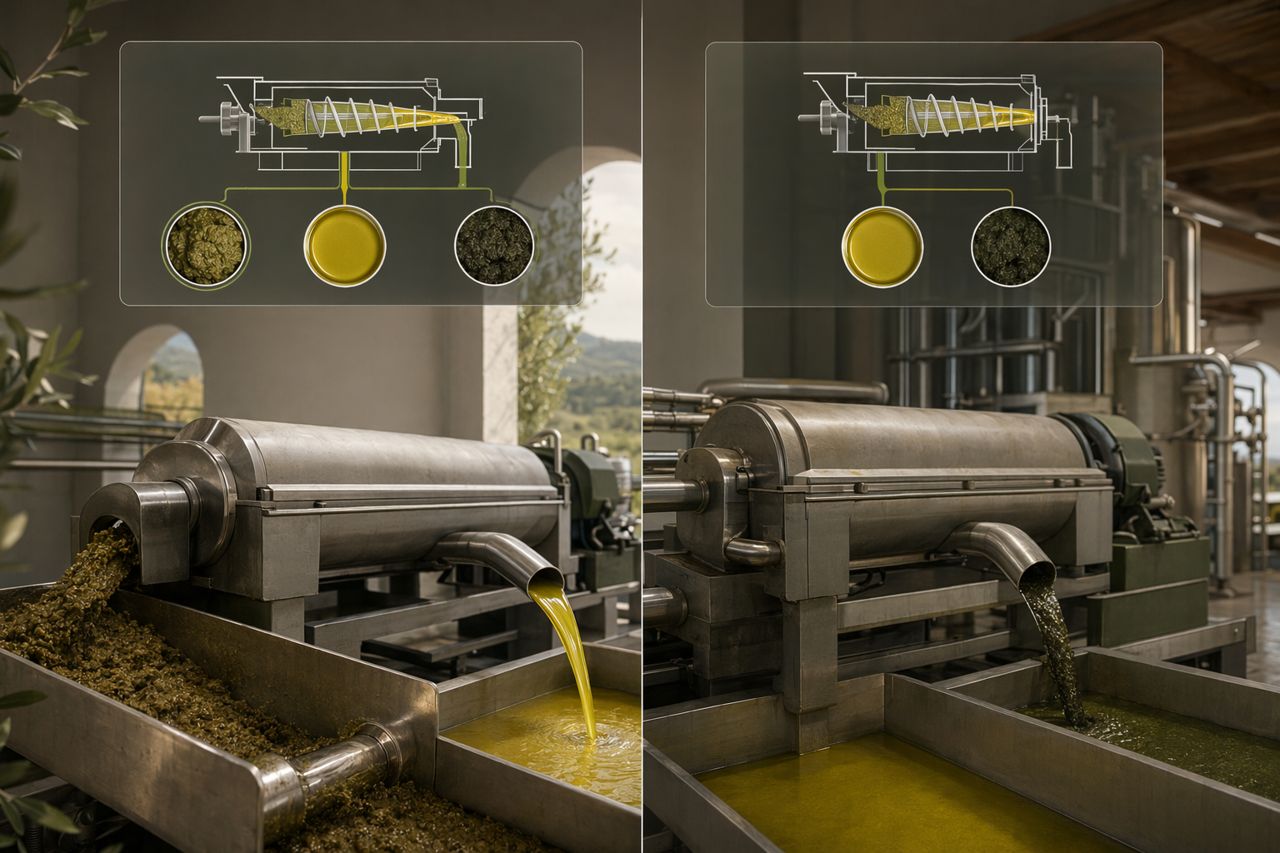 Two-Phase vs Three-Phase Olive Oil Mills | Olivanta