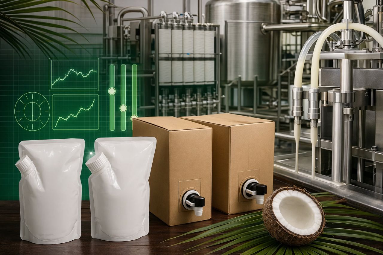 Coconut Cream Packaging Formats | Enzyme Supplier for Coconut Processing