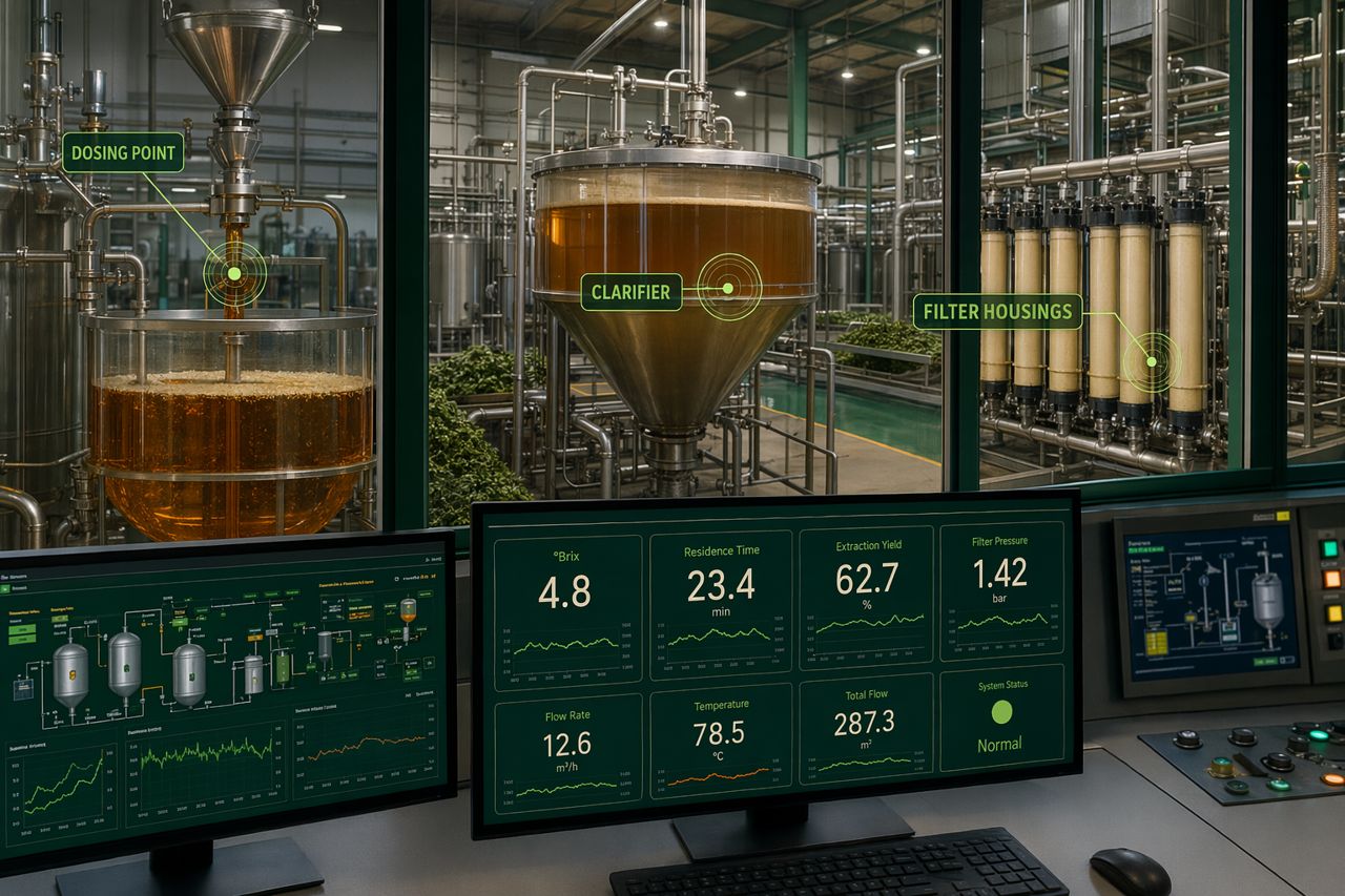Filtration Bottlenecks in Instant Tea Production: From Leaf Fines to Viscosity