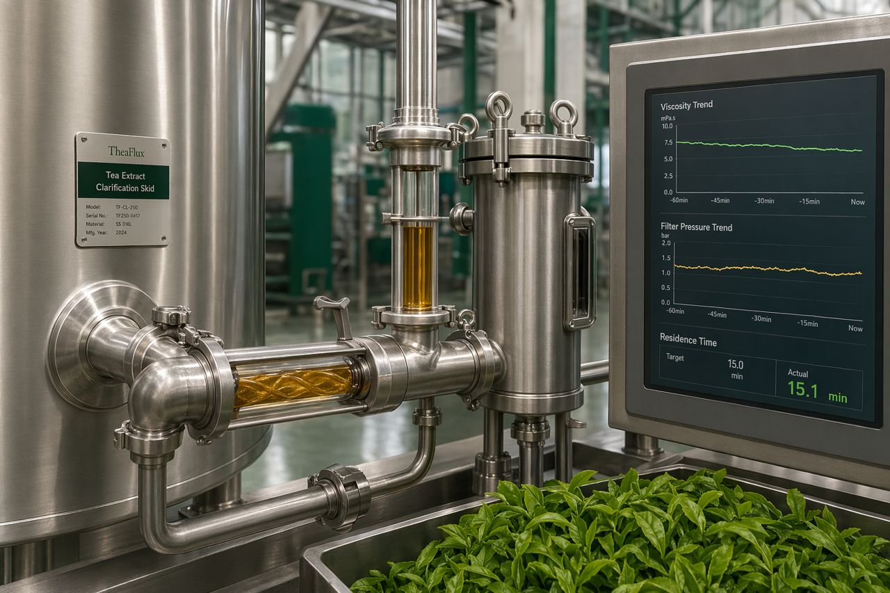 Pektinase für Teefiltration und Klärung von Teeextrakten | TheaFlux