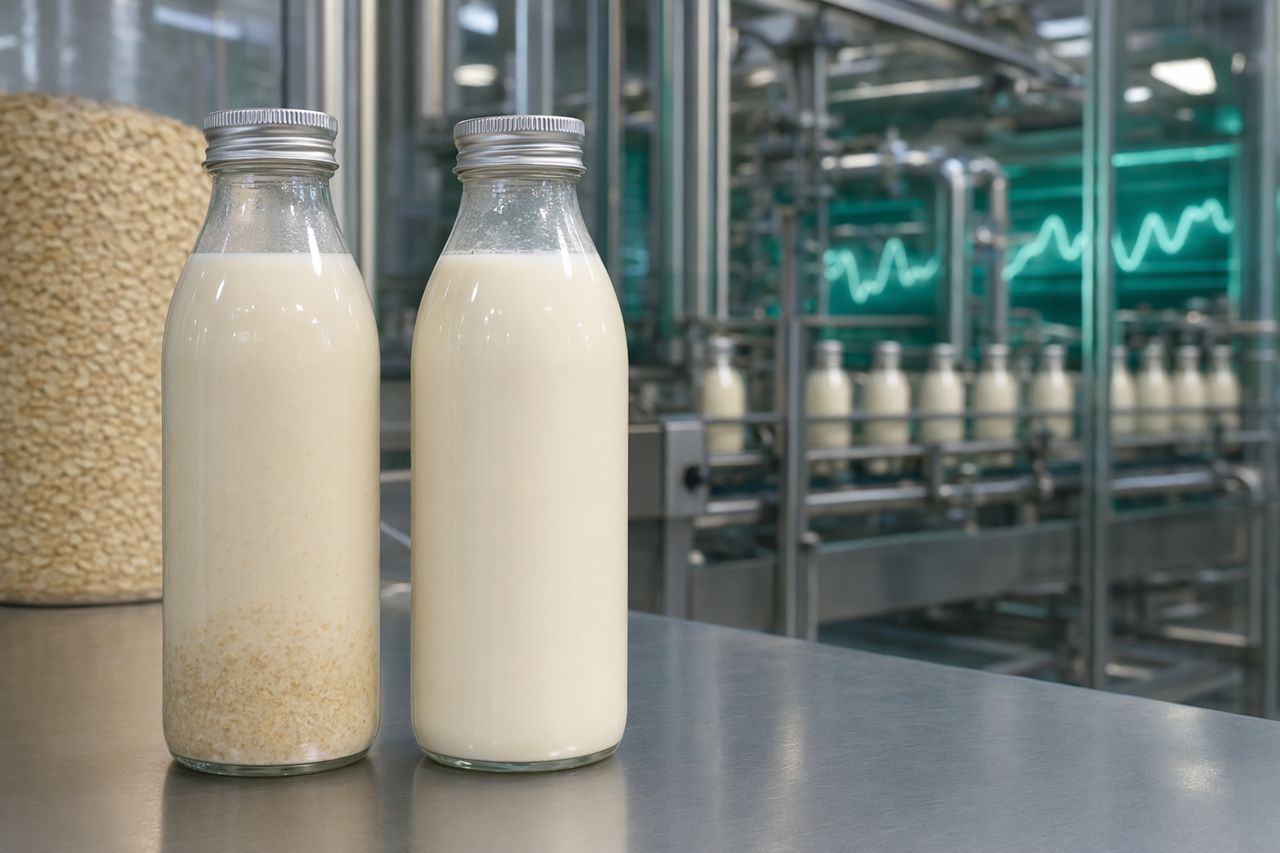 Sediment and Grittiness Control in Oat Milk | Enzymesboost
