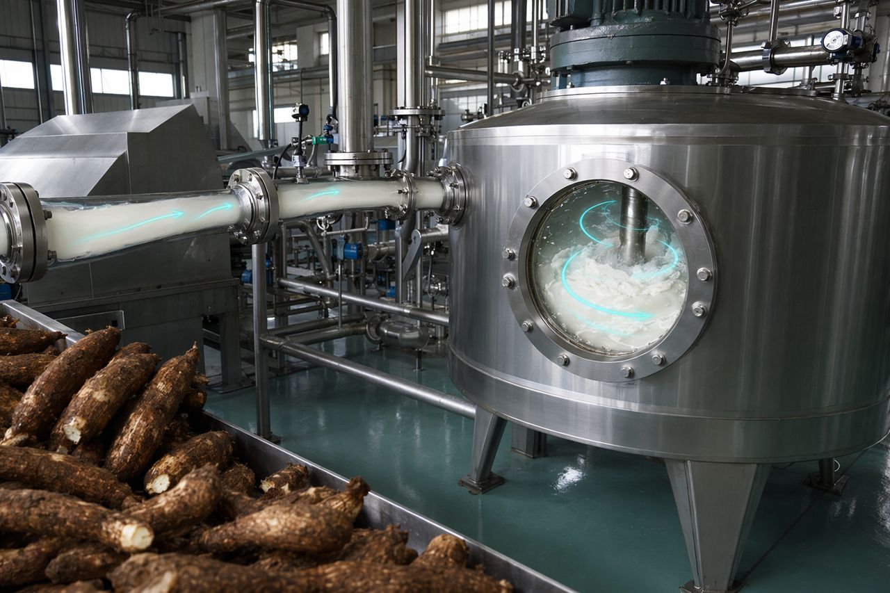 Amylase for Cassava Starch Slurry Viscosity Control | ManiFlow Catalytics