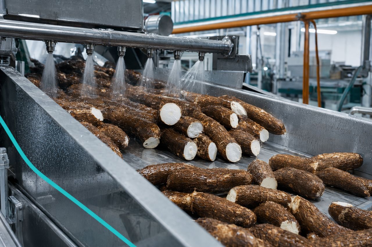 Cassava Root Quality and Starch Yield: Freshness, Variety and Cyanide Control