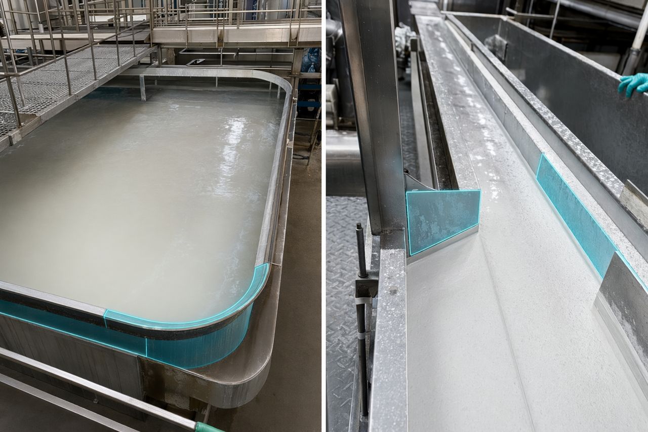 Betriebshygiene in Cassavastärkeanlagen für Slurry-, Sieb- und Absetzsysteme