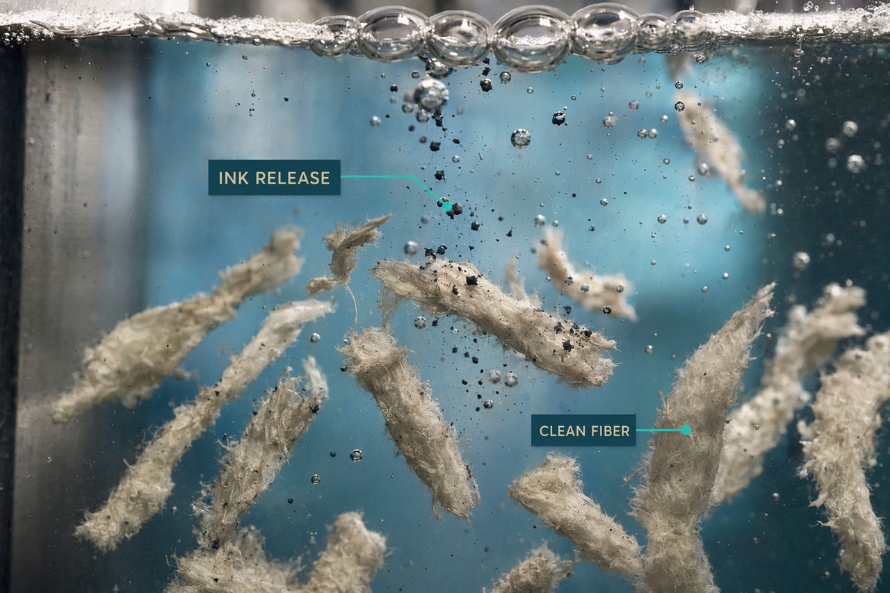 Cellulase for Recycled Pulp Deinking | Pulprift