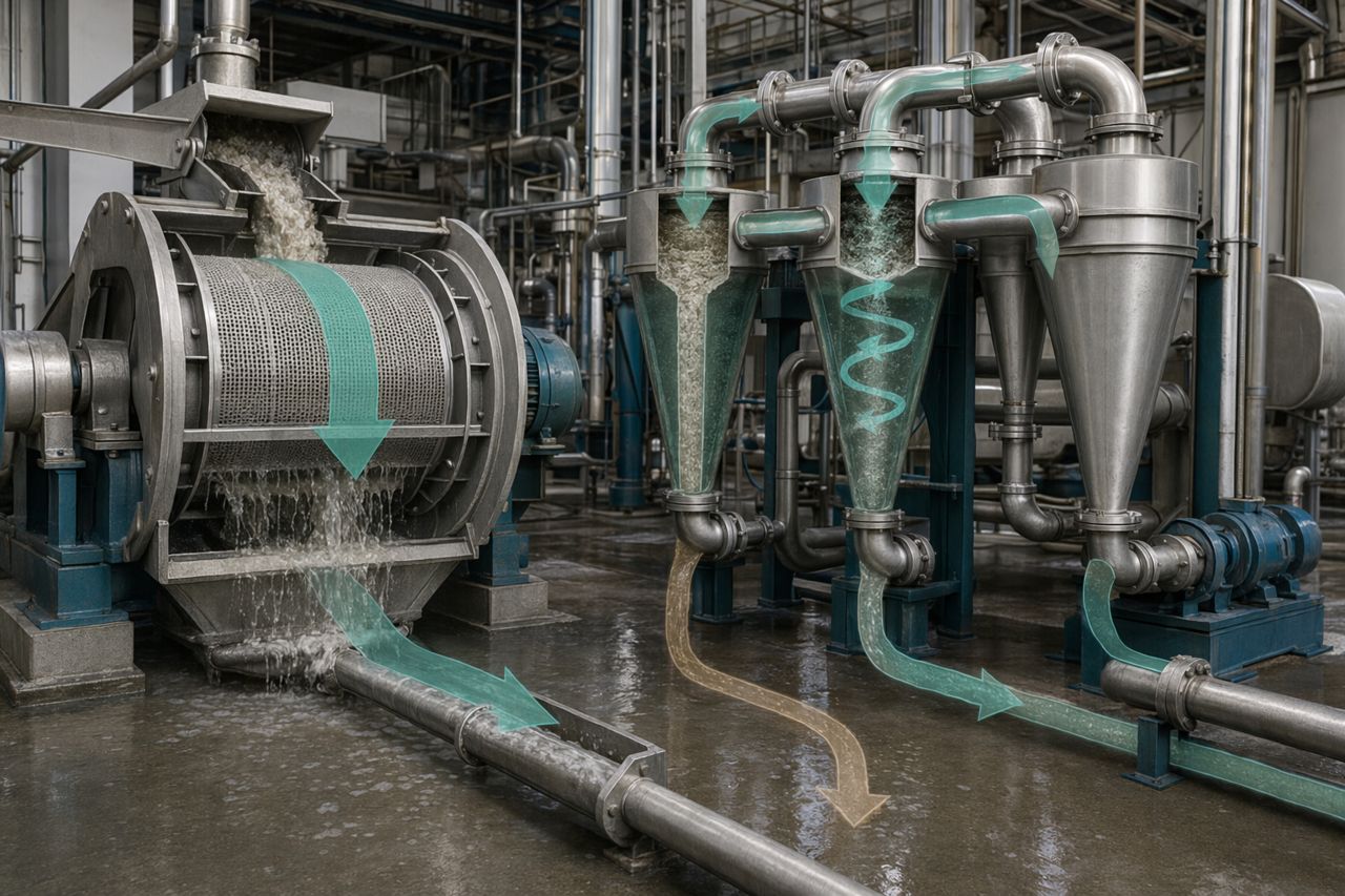 Deinking Improvement Stack: Screening, Cleaning, Dispersing, and Enzymes