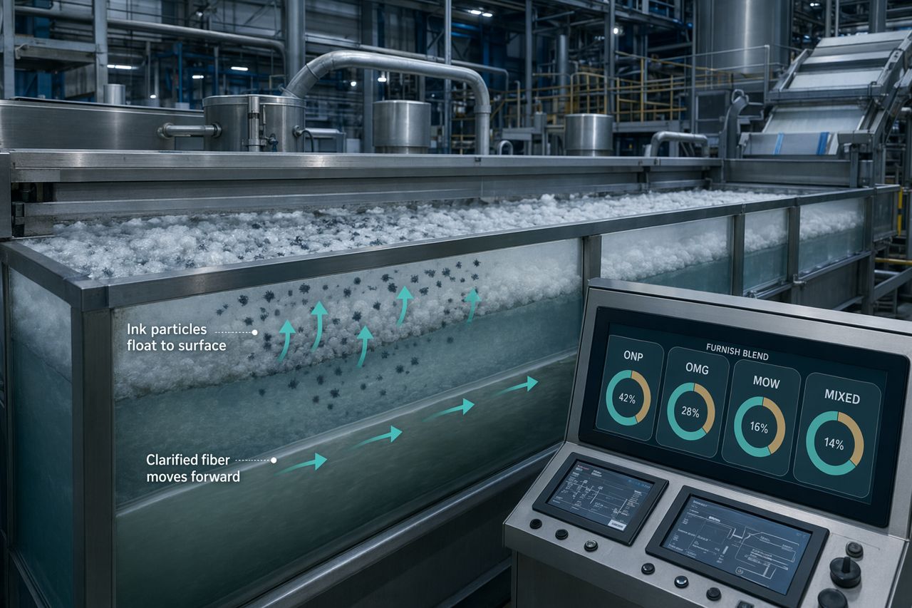 Why Deinking Performance Varies by Recycled Furnish | Pulprift