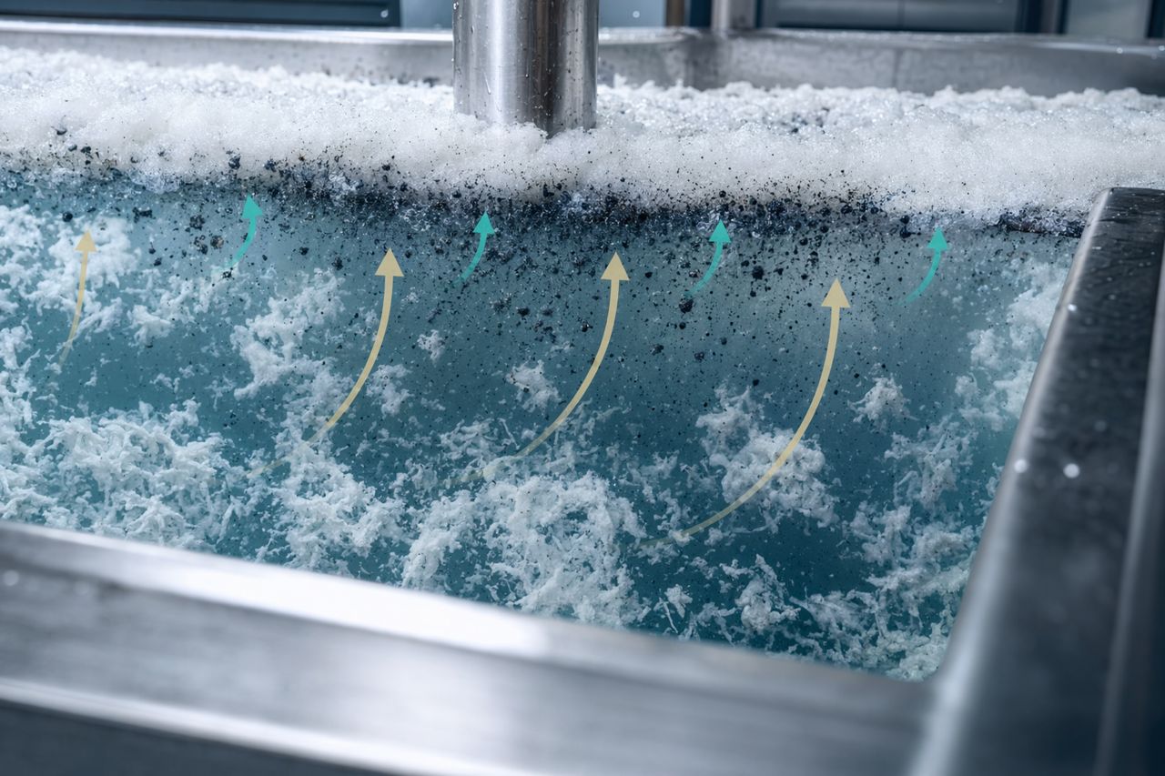 Flotations- vs. Wasch-Deinking-Enzymversuche | Pulprift