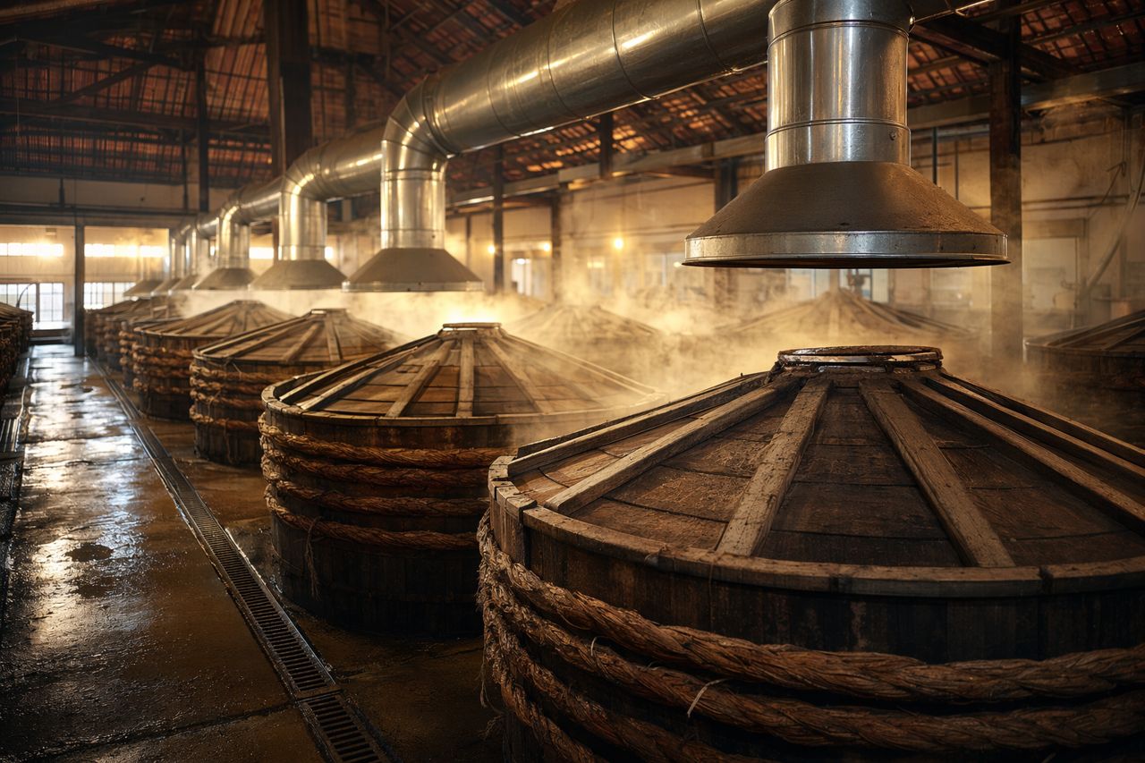 Geruchskontrolle und Arbeitssicherheit in Bereichen der Seafood-Fermentation