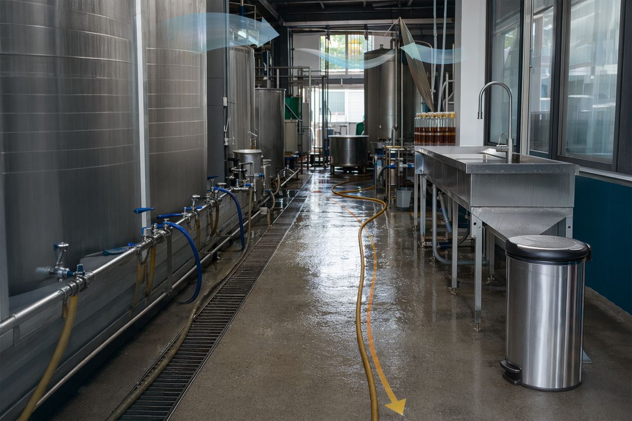 Geruchskontrolle und Arbeitssicherheit in Bereichen der Seafood-Fermentation