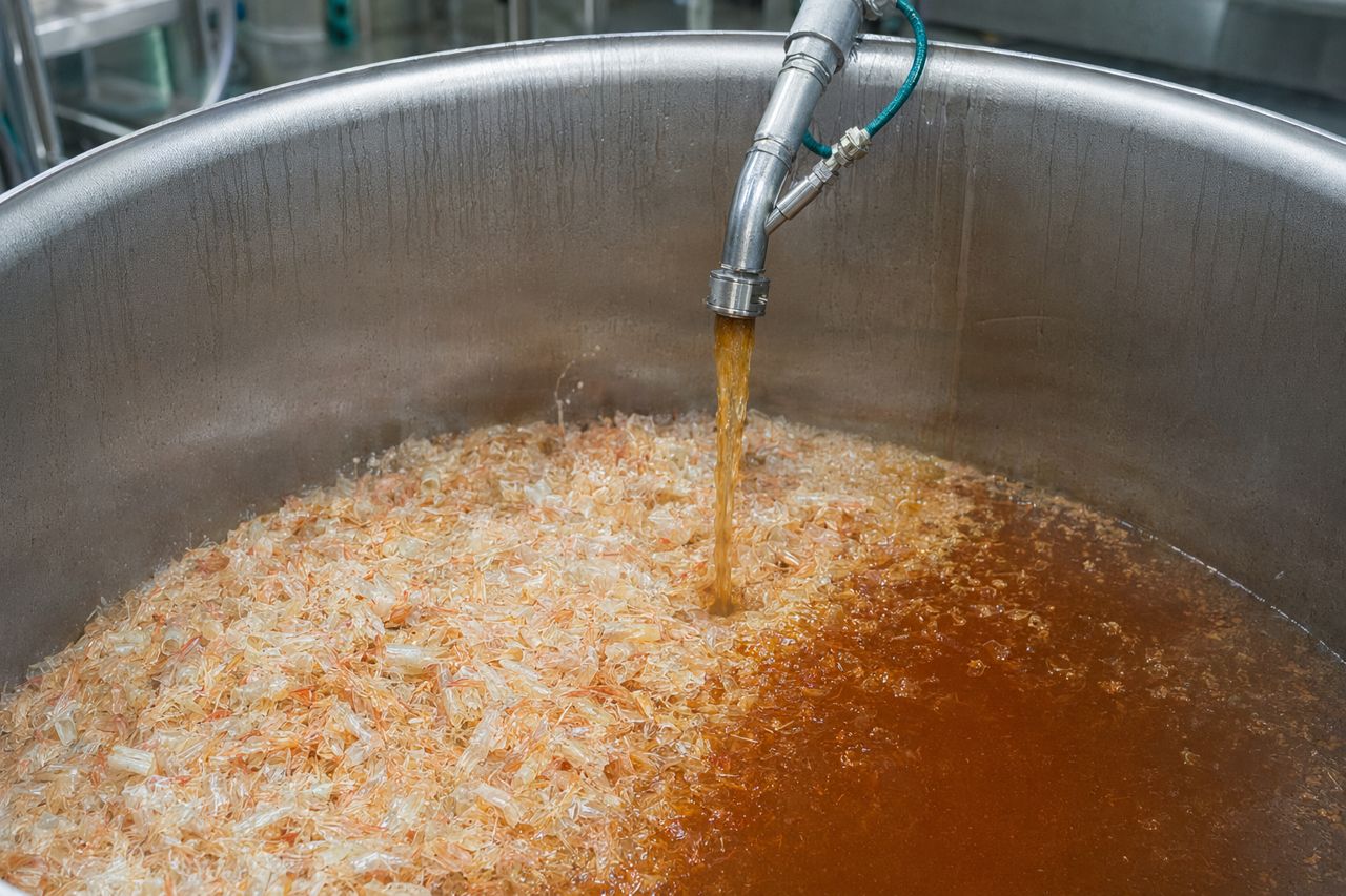 Chitin Quality Checks Before Chitosan Production | Carapax Flow