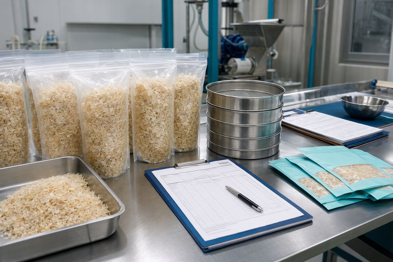 Chitin Quality Checks Before Chitosan Production | Carapax Flow