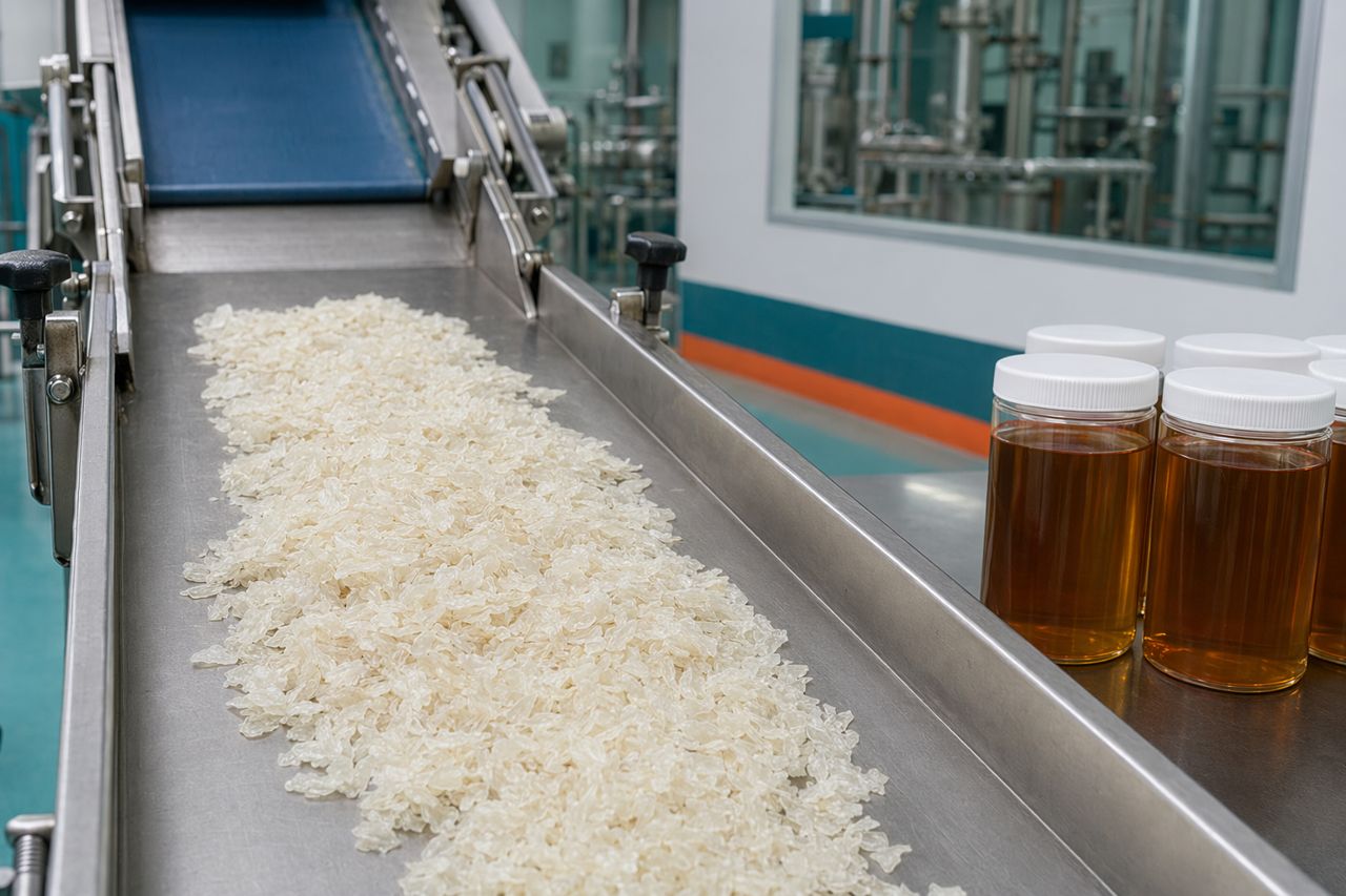 Proteinhydrolysat aus Nebenströmen von Garnelenschalen