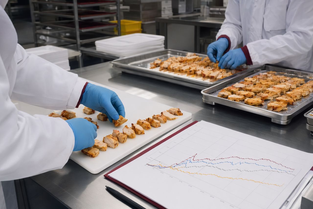 Freezing and Thawing Effects on Marinated Chicken Texture