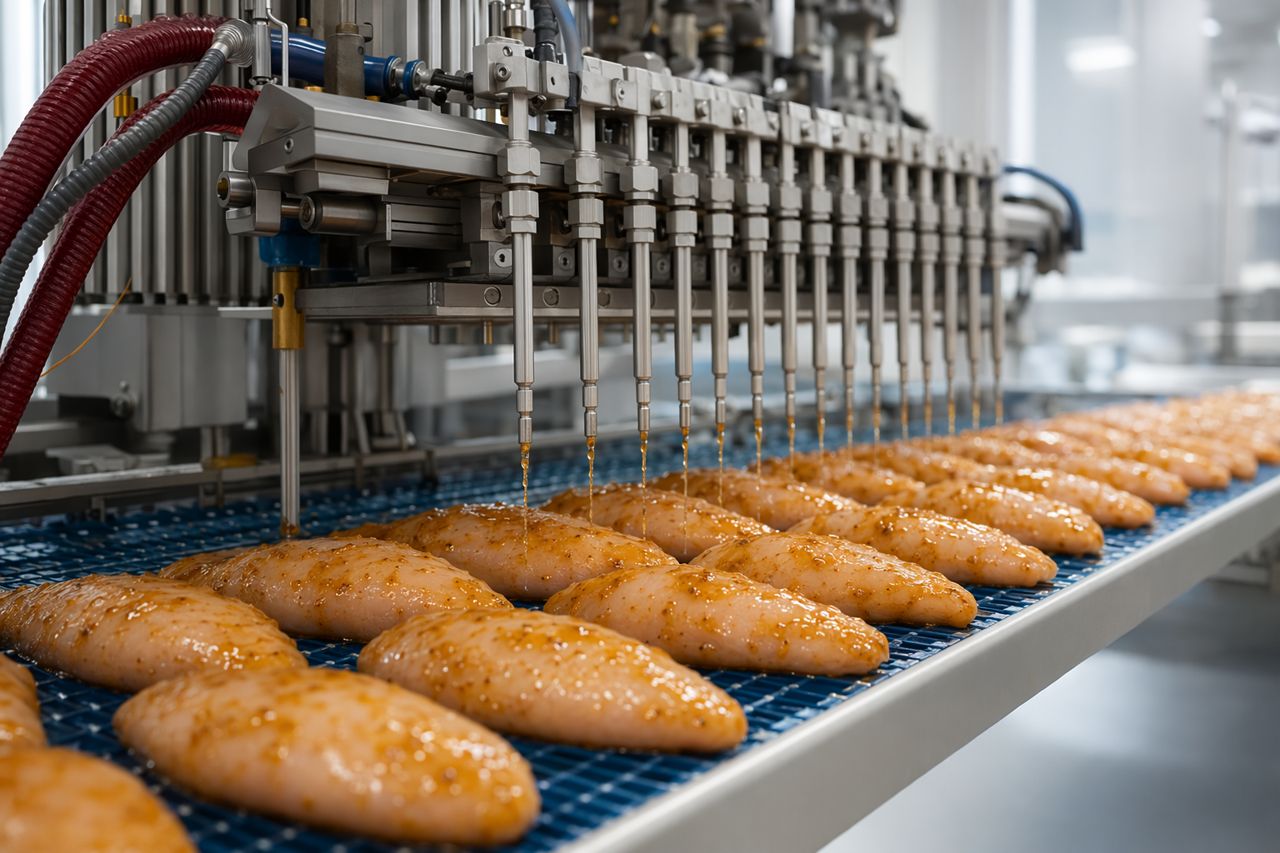 Injection vs Vacuum Tumbling for Chicken Tenderness Consistency | FibreYield