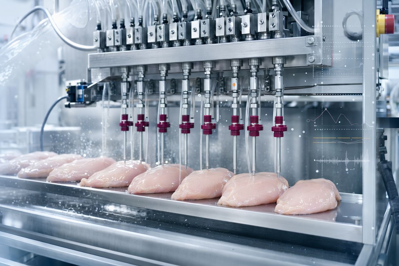 Marinade Pickup vs Retention in Poultry Yield Trials | FibreYield