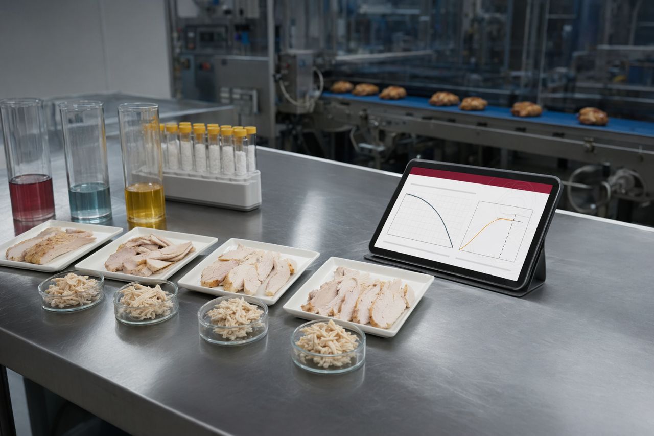 Marinade Pickup vs Retention in Poultry Yield Trials | FibreYield