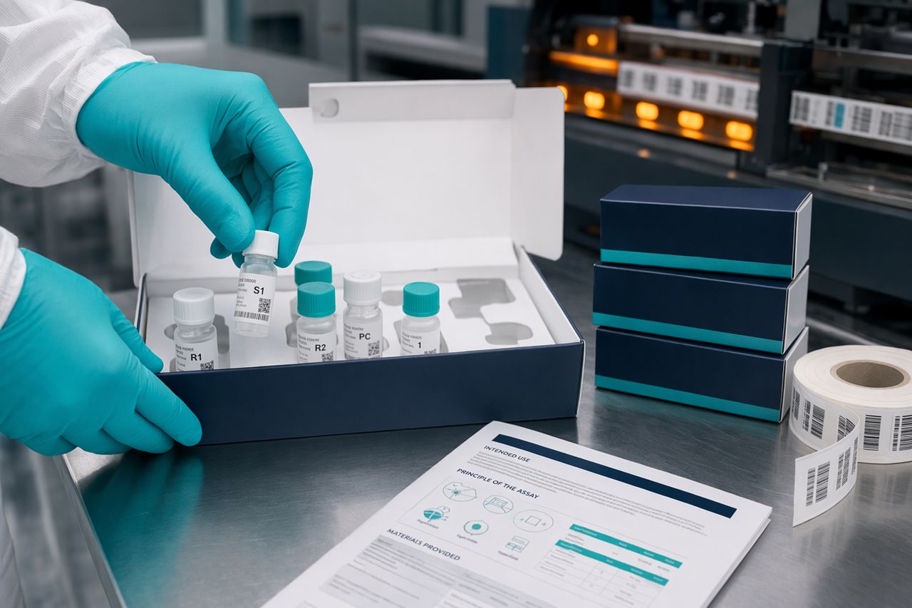 Packaging, Labeling, and Insert Coordination for Diagnostic Kit Manufacturers | Vitreline