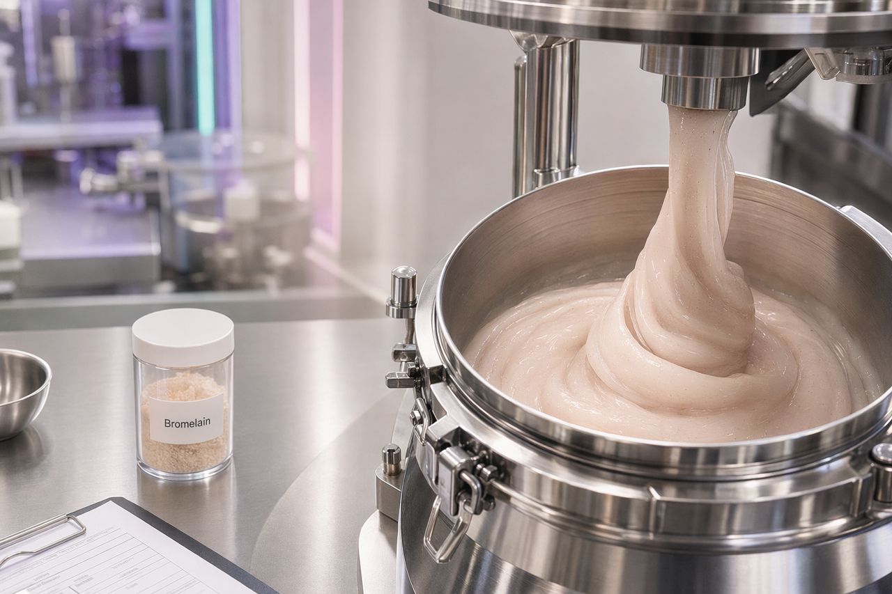 Bromelain Enzyme Exfoliant Manufacturing | Corneora